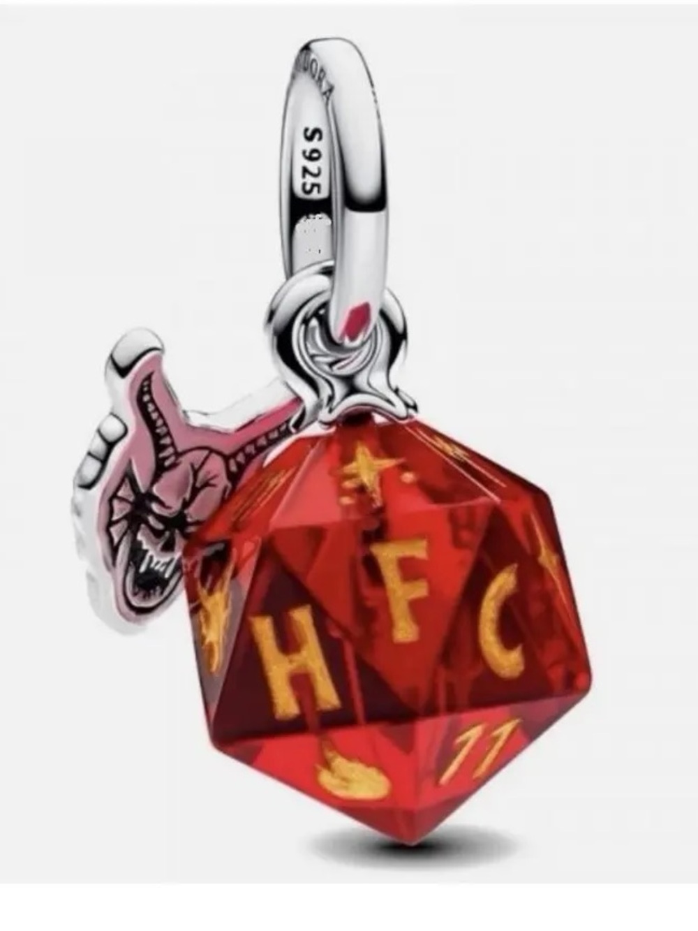 New Pandora Stranger Things Hellfire Club Charm